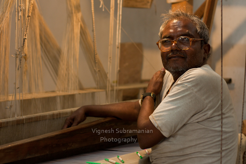 Dayal singh is a weaver and has been weaving Banarasi Silk Sarees for the past 35 years